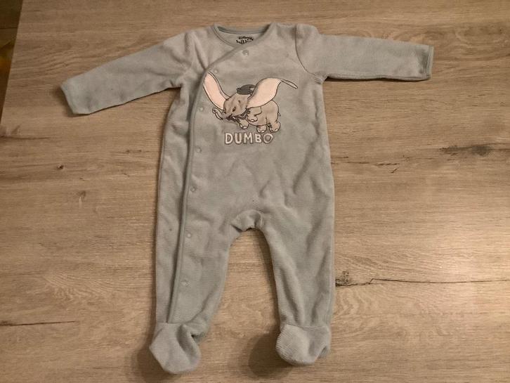 Disney Dumbo baby pyjama (Maat 68), Kinderen en Baby's, Babykleding | Maat 68, Zo goed als nieuw, Jongetje of Meisje, Nacht- of Onderkleding