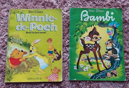 Disney Bambi en Winnie The Pooh leesboekjes uit de jaren 60!, Boeken, Kinderboeken | Jeugd | onder 10 jaar, Zo goed als nieuw