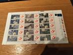 Vel postzegels afbeelding Euromunten, Ophalen of Verzenden, Postfris