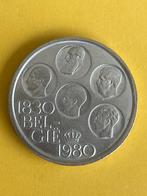 België – 500 Frank 1980 – 150 Jaar Onafhankelijkheid, Ophalen, Metaal, Zilver