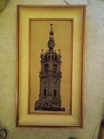 Tableau style point de croix sur le beffroi de mons, Antiquités & Art, Enlèvement