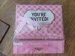 8 cartes d'invitation "You're invited", Nieuw, Ophalen of Verzenden