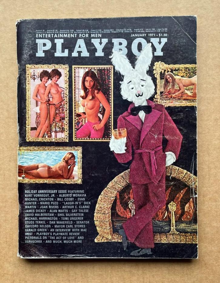 Playboy Magazine Janvier 1971 - Vol. 18 - No1 - VINTAGE !, Boeken, Kunst en Cultuur | Fotografie en Design, Verzenden