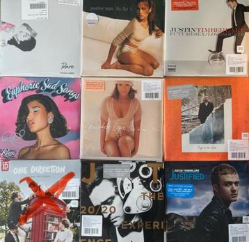 Vinyl One Direction, Justin Timberlake, Jennifer Lopez, Raye