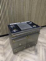 Luxe Lacanche Fornuis Inox 100cm Gas 5 Pits, 60 cm of meer, Zo goed als nieuw, Gas, Vrijstaand