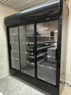 KOELKAST 3 schuifdeuren GLASDEUREN ZWART, Ophalen