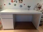 Bureau wit ikea, Huis en Inrichting, Bureaus, Ophalen, Zo goed als nieuw, Bureau