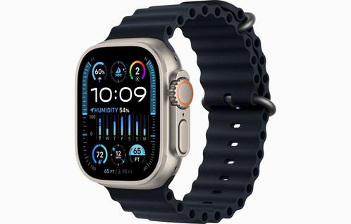 APPLE Watch Ultra 2 GPS + Cellular 49mm, Handtassen en Accessoires, Smartwatches, Nieuw, iOS, Zwart, GPS, Verzenden