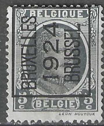 Belgie 1924 - OBP 108pre - Koning Abert - Type Houyoux  (ZG) beschikbaar voor biedingen