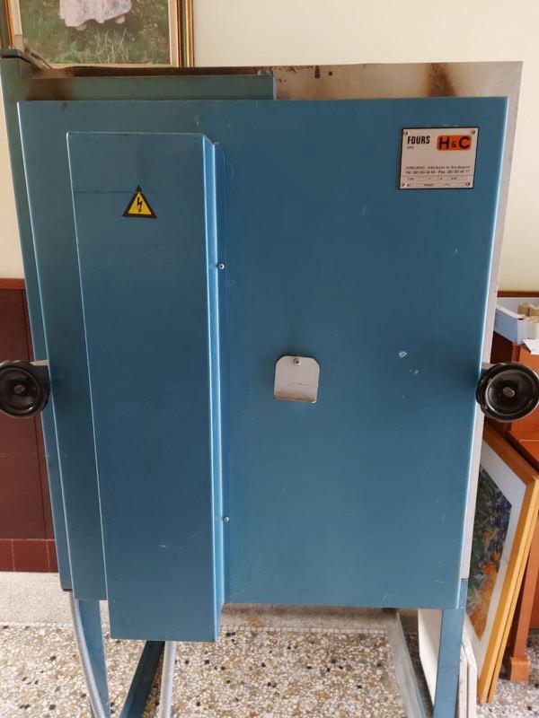 Grote keramische oven 150 L — 1350 C — H&C Fernelmont, Hobby en Vrije tijd, Pottenbakken, Gebruikt, Ophalen