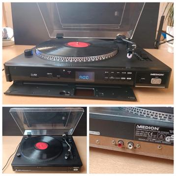 Medion USB platenspeler – digitaliseer je vinyl beschikbaar voor biedingen
