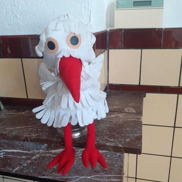 Juffrouw Ooievaar handpop poppenkastpop van de Fabeltjeskran beschikbaar voor biedingen
