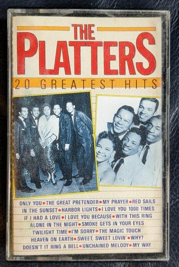 Cassette - The Platters - 20 grootste hits beschikbaar voor biedingen
