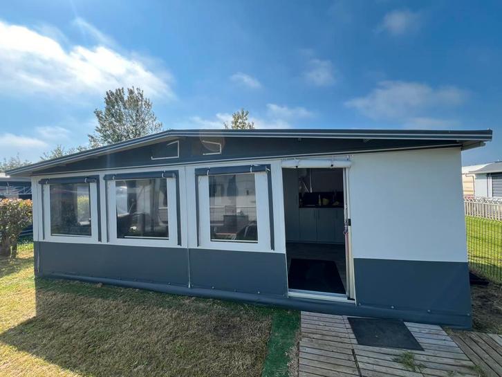 Stacaravan met vaste voortent, Caravans en Kamperen, Stacaravans, tot en met 5, Ophalen of Verzenden