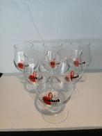 Six anciens verres STANDARD BIERE DES ROUCHES, Enlèvement ou Envoi, Comme neuf, Verre ou Verres, Autres marques