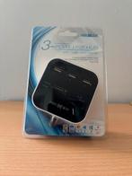 3-poorts USB-hub met kaartlezer, Computers en Software, Geheugenkaartlezers, Ophalen of Verzenden, Nieuw