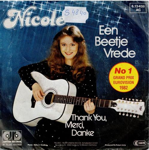 Vinyl, 7"   /   Nicole   – Een Beetje Vrede, Cd's en Dvd's, Vinyl | Overige Vinyl, Overige formaten, Ophalen of Verzenden