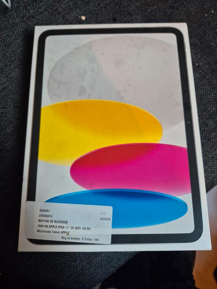 Apple iPad, Computers en Software, Apple iPads, Overige modellen, Wi-Fi, 10 inch, 128 GB, Zilver, Ophalen