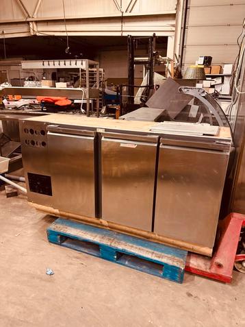 Koeltoonbank_ Koelcel_ Dubbele RVS Horeca Koelkast 1200 Lite, Zakelijke goederen, Ophalen of Verzenden