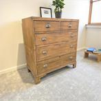 Brocante houten ladekast / commode, Kinderen en Baby's, Ophalen of Verzenden, Gebruikt