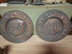 2 koperen schalen van het ANGELUS, Antiquités & Art, Enlèvement ou Envoi