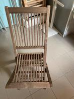 Chaises pliantes en teck, Jardin & Terrasse, Enlèvement, Neuf, Bois de teck