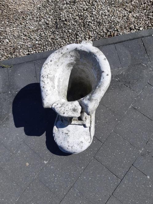 Tuinbeeld . Schoen in beton., Tuin en Terras, Tuinbeelden, Gebruikt, Overige typen, Beton, Ophalen