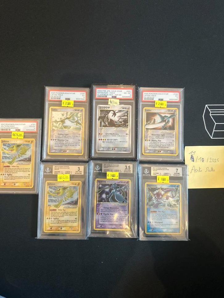 Pokemon slabs psa graded kaarten, Hobby en Vrije tijd, Verzamelkaartspellen | Pokémon, Zo goed als nieuw, Ophalen of Verzenden