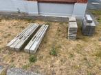Gratis betonnen palen, borduren en blokken, Tuin en Terras, Ophalen, Gebruikt, Beton