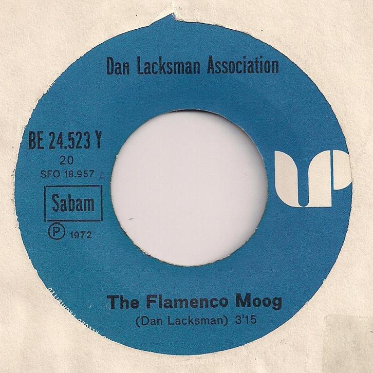 Dan Lacksman Association – The Flamenco Moog, Cd's en Dvd's, Vinyl Singles, Gebruikt, Single, Pop, 7 inch, Ophalen of Verzenden