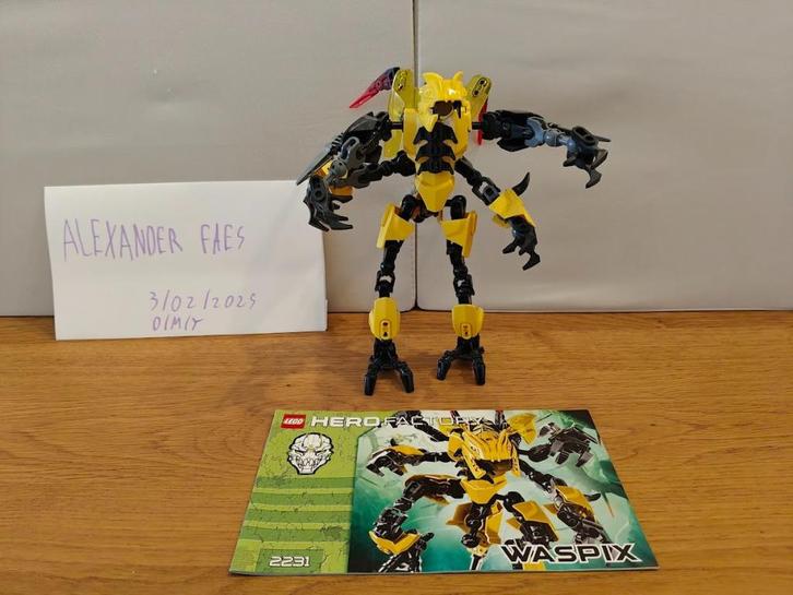 LEGO Hero Factory Waspix, Kinderen en Baby's, Speelgoed | Duplo en Lego, Gebruikt, Lego, Complete set, Ophalen of Verzenden