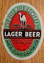 The Blue Nile Brewery Bock Antiek Label - Label 143, Verzamelen, Ophalen of Verzenden, Overige typen