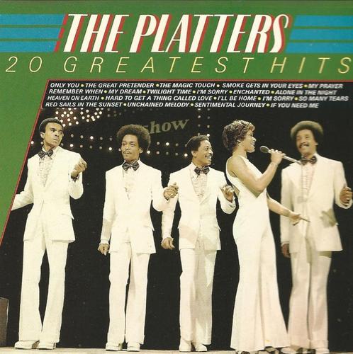 CD * THE PLATTERS - 20 GREATEST HITS, Cd's en Dvd's, Cd's | Pop, Zo goed als nieuw, Voor 1960, Ophalen of Verzenden