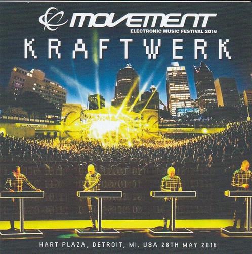 2 cd's - KRAFTWERK - Movement - Detroit 2016, Cd's en Dvd's, Cd's | Rock, Nieuw in verpakking, Poprock, Verzenden