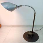 Antieke industriële bureaulamp, Ophalen of Verzenden, Gebruikt, Metaal, 50 tot 75 cm