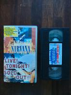 NIRVANA  - LIVE ! TONIGHT! SOLD OUT!!, Cd's en Dvd's, VHS | Documentaire, Tv en Muziek, Ophalen of Verzenden, Zo goed als nieuw