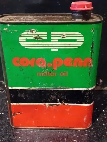 Bidon d'huile CP CORA-PENN très rare, Enlèvement ou Envoi, Utilisé, Emballage