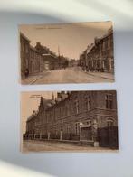 2 postkaarten Kortemark schrijfwijze Cortemarck, Verzamelen, Postkaarten | België, Ophalen of Verzenden, 1920 tot 1940, Ongelopen