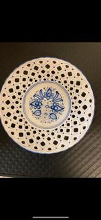 Sierbord modra handmade, Antiek en Kunst, Antiek | Servies los, Ophalen of Verzenden