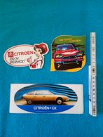 3 Citroën stickers, Verzamelen, Ophalen of Verzenden
