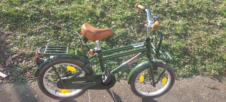 Popal 16 inch kinderfiets (groen), Fietsen en Brommers, Fietsen | Kinderfietsjes, Gebruikt, 16 tot 20 inch, Ophalen