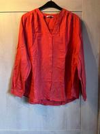 blouse rood linnen viscose ms mode 50, Kleding | Dames, Blouse of Tuniek, Ophalen of Verzenden, MS Mode, Gedragen