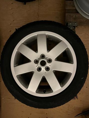 1x Range Rover reservewiel velg + winterband Continental 255 beschikbaar voor biedingen