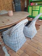 Kwaliteit rotan stoelen, Ophalen, Zo goed als nieuw, Rotan
