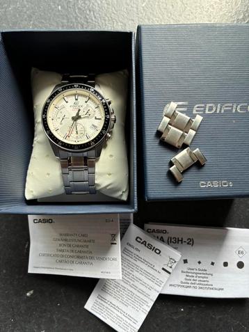 Montre Casio Édifice quartz acier, Casio, Enlèvement ou Envoi, Acier, Acier