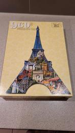XXL Eifeltoren silhouette puzzel, Hobby en Vrije tijd, Denksport en Puzzels, Ophalen of Verzenden, 500 t/m 1500 stukjes, Gebruikt