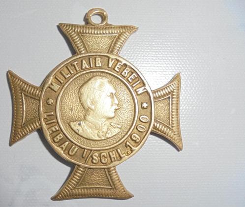 Duitse medaille Kaiser Wilhelm II 1900, Verzamelen, Militaria | Algemeen, Landmacht, Lintje, Medaille of Wings, Ophalen of Verzenden