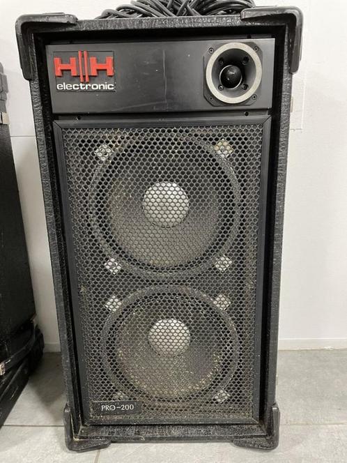 HH 200 PRO klankkasten 1 paar, Audio, Tv en Foto, Luidsprekerboxen, Gebruikt, Front, Rear of Stereo speakers, 120 watt of meer
