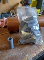 23 grijze moffen voor elektro installatiebuis 5/8, Doe-het-zelf en Bouw, Ophalen of Verzenden, Zo goed als nieuw