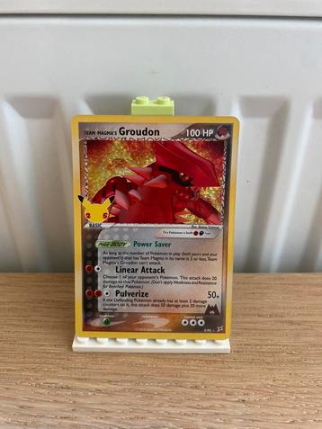 Team Magma's Groudon 9/95 - Carte Pokémon, Enlèvement ou Envoi, Neuf, Cartes en vrac, Foil